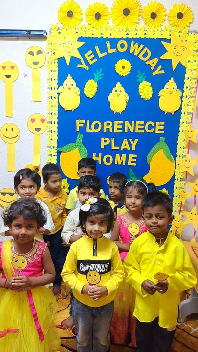 A cheerful group at the play home